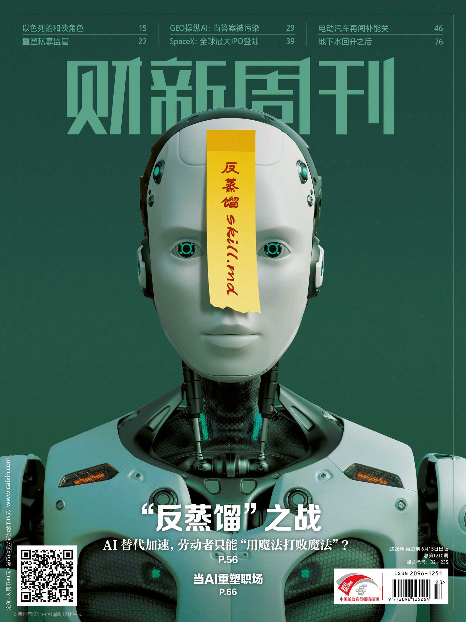 财新周刊第1210期封面